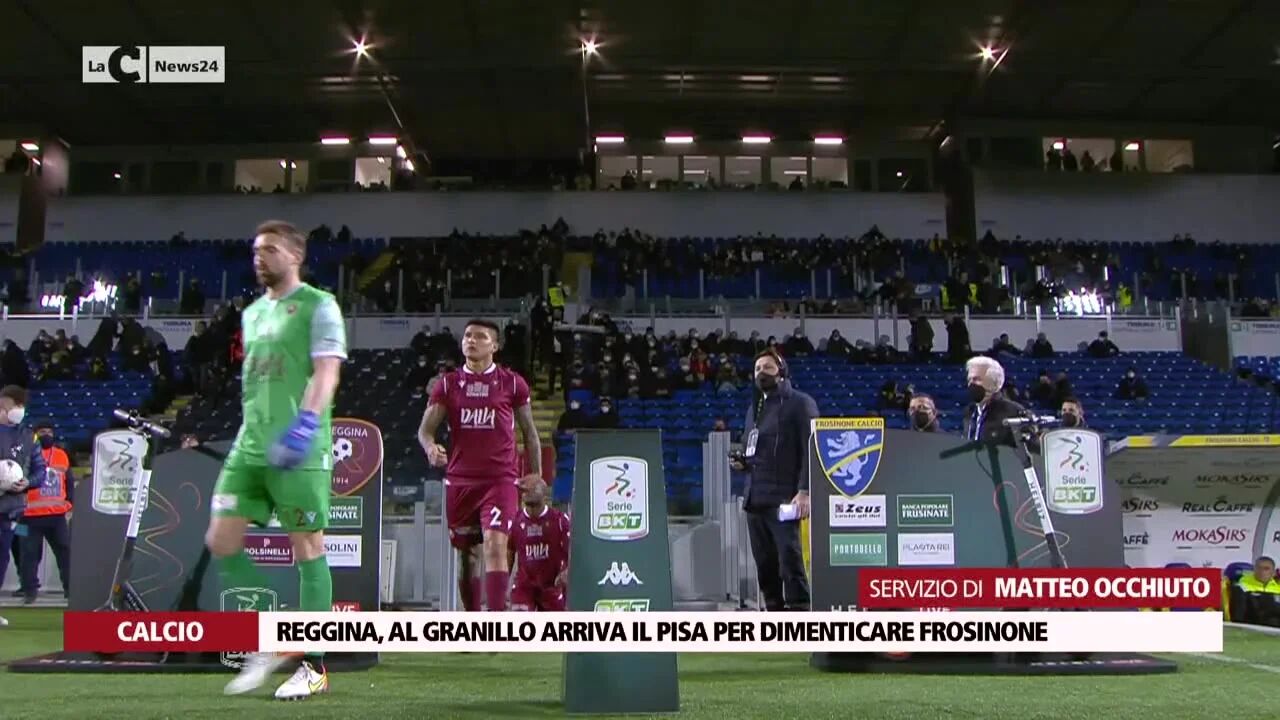 Reggina, al Granillo arriva il Pisa per dimenticare Frosinone