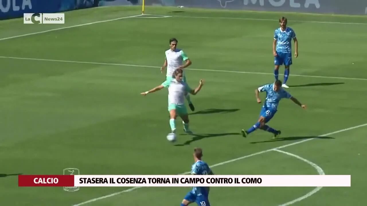 Stasera il Cosenza torna in campo contro il Como