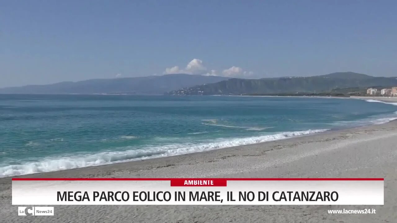 Mega parco eolico in mare, il no di Catanzaro