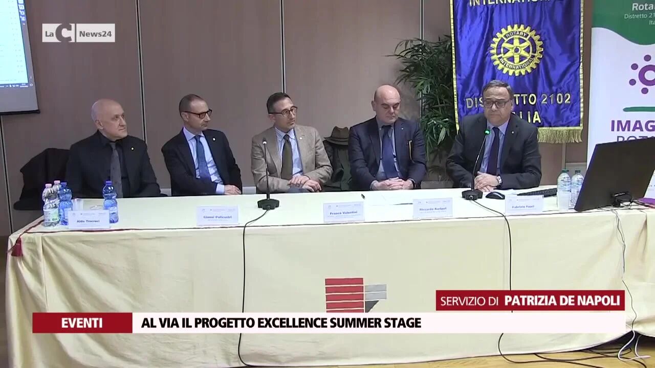 Al via il progetto Excellence summer stage