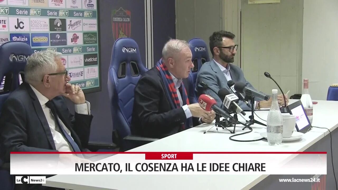 Mercato, il Cosenza ha le idee chiare
