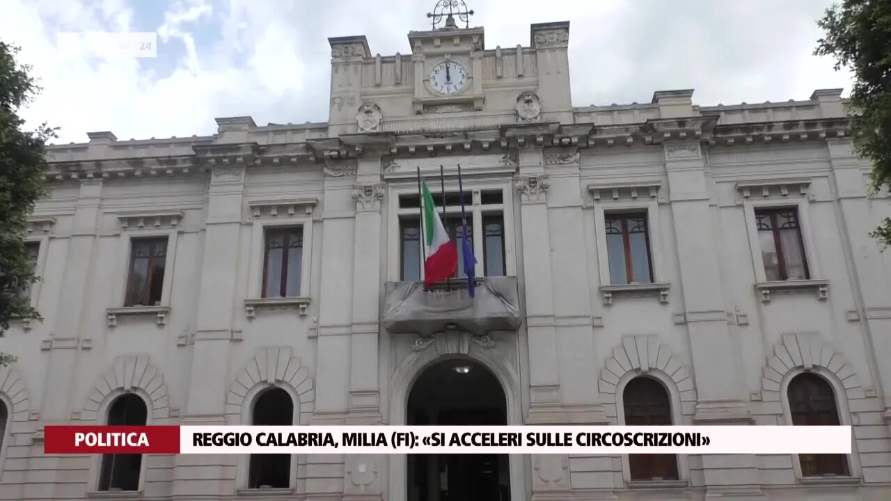 Reggio Calabria, Milia (Fi): «Si acceleri sulle circoscrizioni»