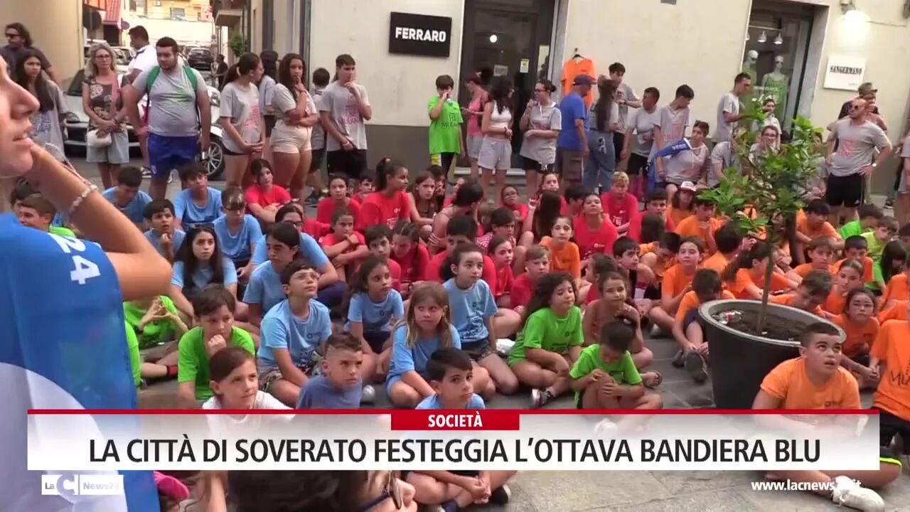 La città di Soverato festeggia l’ottava bandiera blu