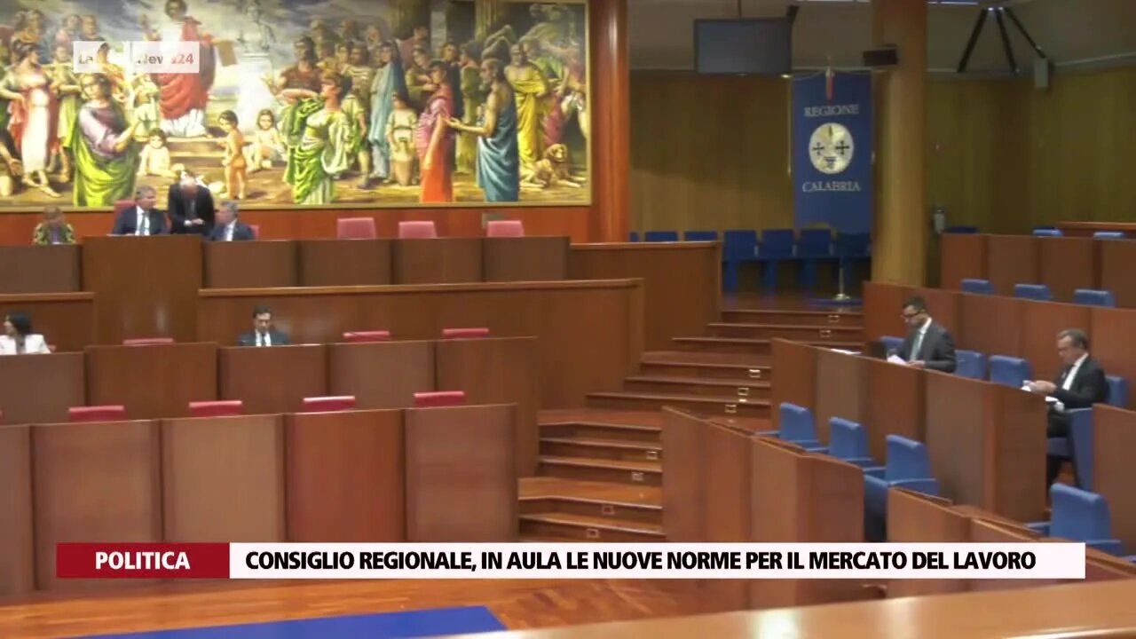 Consiglio regionale, in aula le nuove norme per il mercato del lavoro