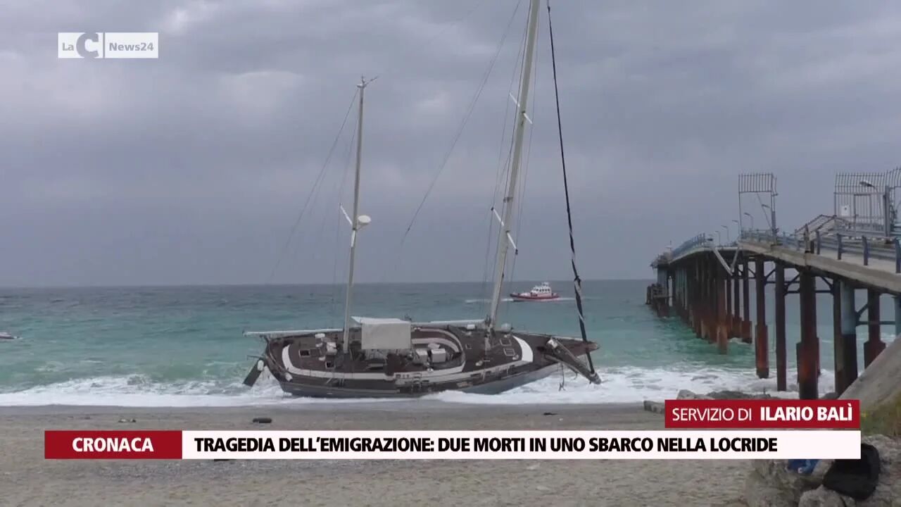 Tragedia dell’emigrazione: due morti in uno sbarco nella Locride