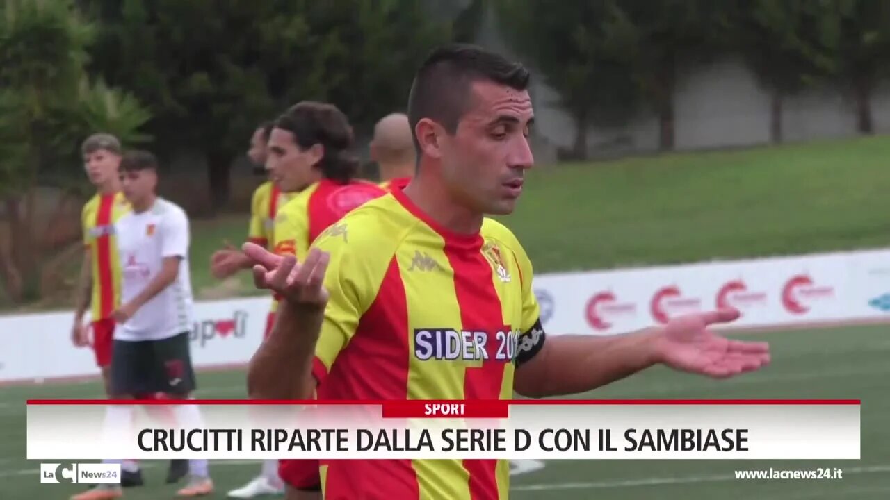 Crucitti riparte dalla serie D con il Sambiase