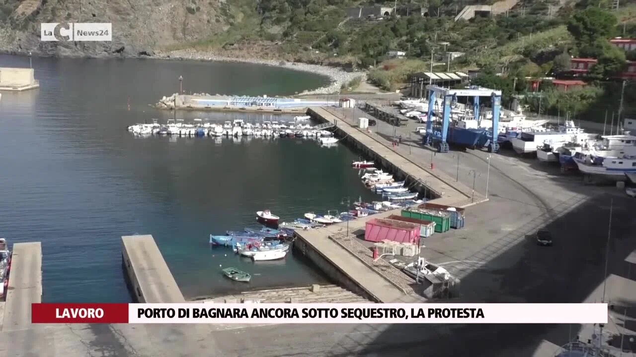 Porto di Bagnara ancora sotto sequestro, la protesta