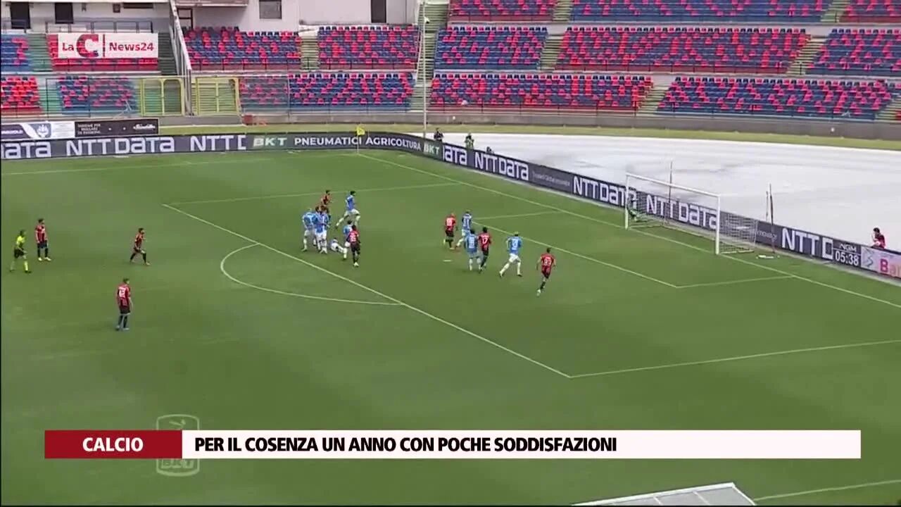 Per il Cosenza un anno con poche soddisfazioni