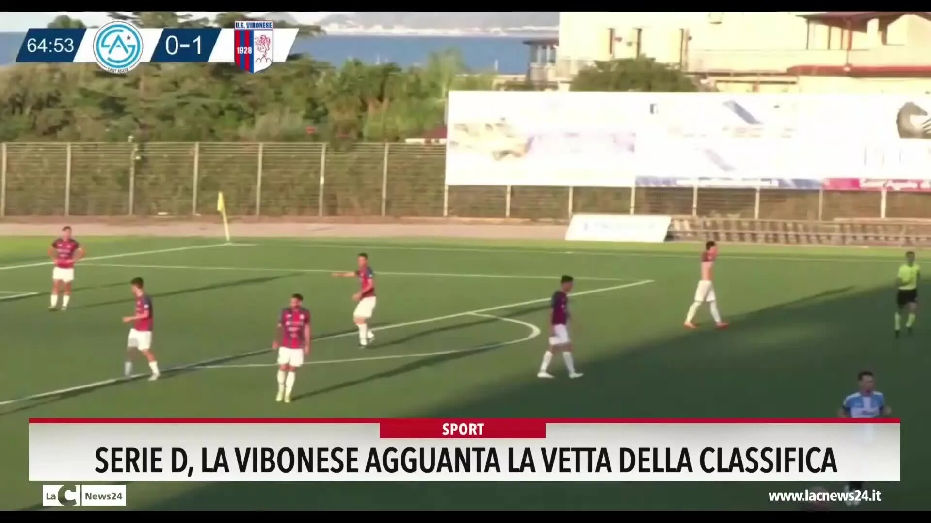 Serie D, La Vibonese agguanta la vetta della classifica