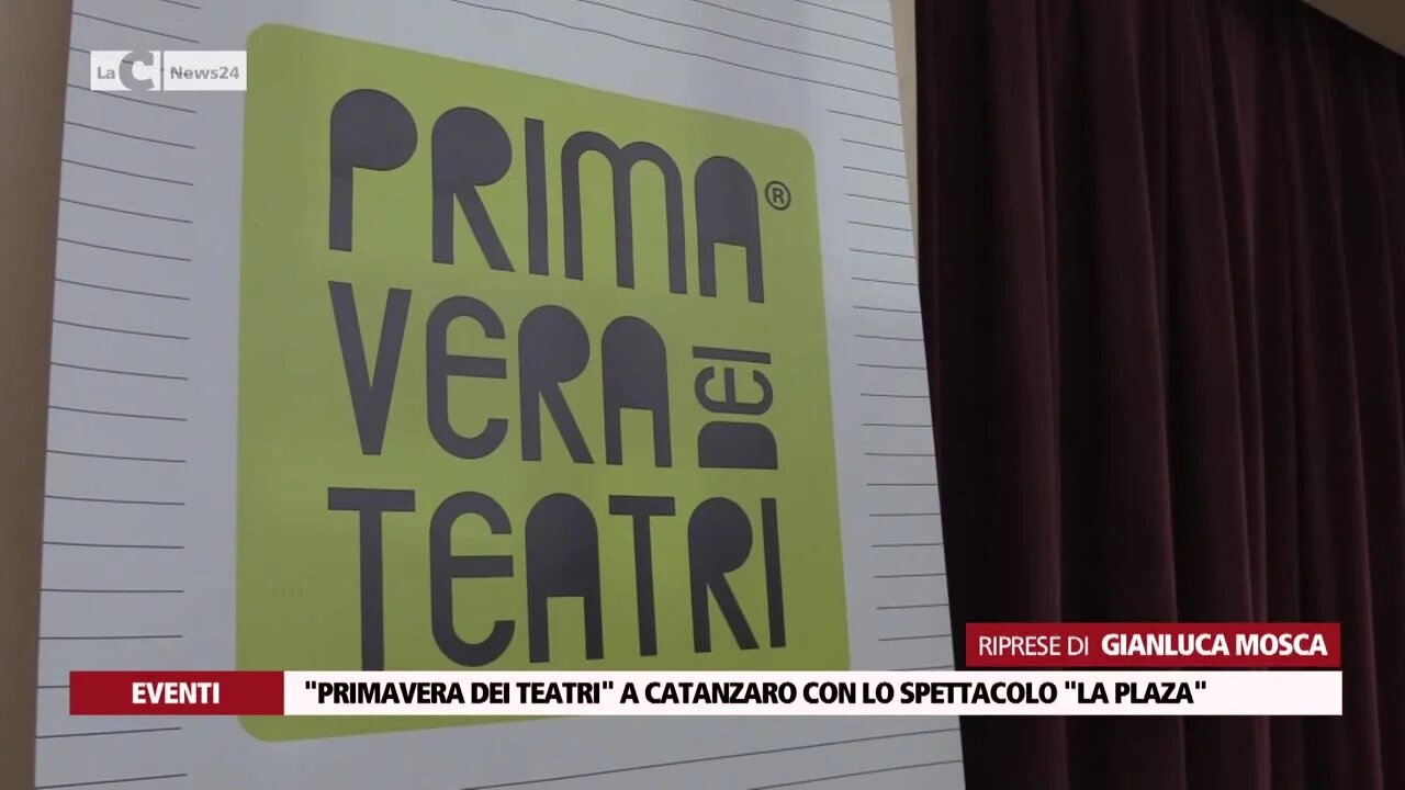 \"Primavera dei teatri\" a Catanzaro con lo spettacolo \"La plaza\"