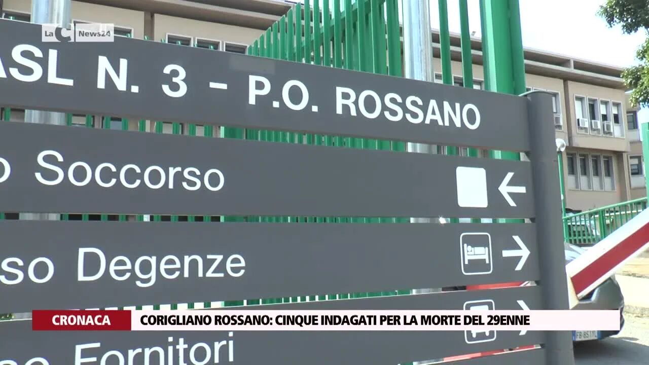 Corigliano Rossano: cinque indagati per la morte del 29enne