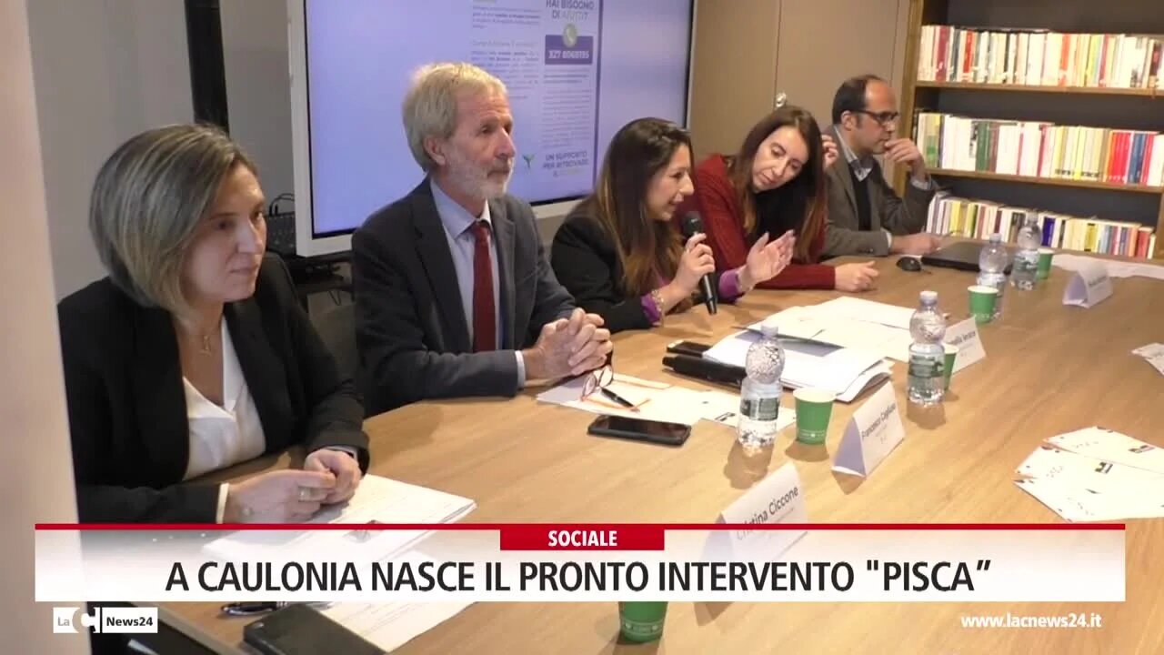 A Caulonia nasce il pronto intervento “PISCa”