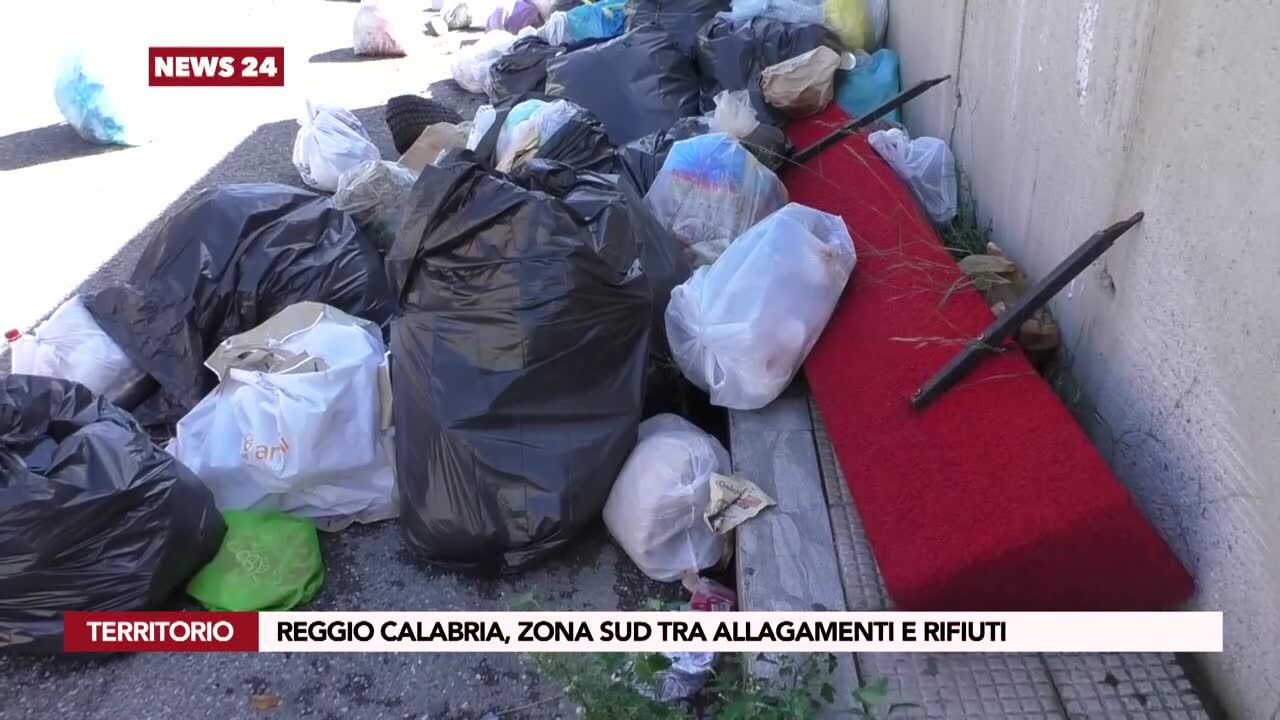Reggio Calabria, zona sud tra allagamenti e rifiuti