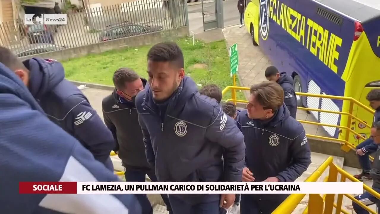 FC Lamezia, un pullman carico di solidarietà per l’Ucraina