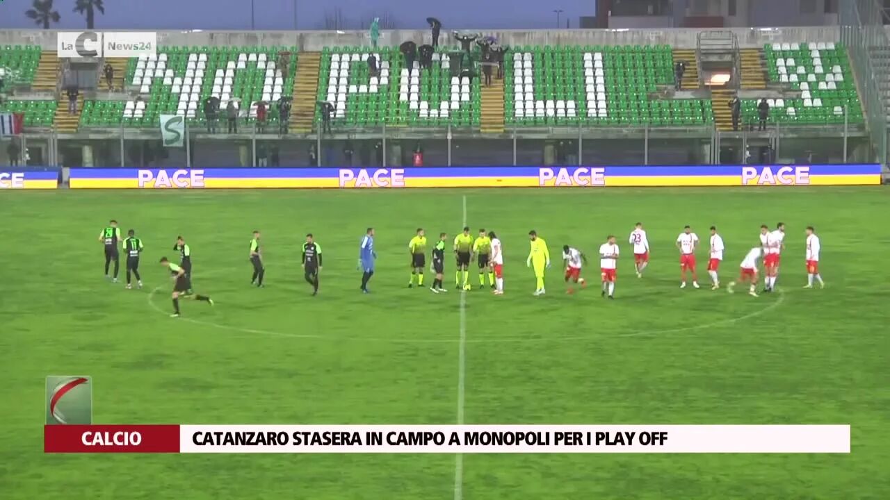 Catanzaro stasera in campo a Monopoli per i play off