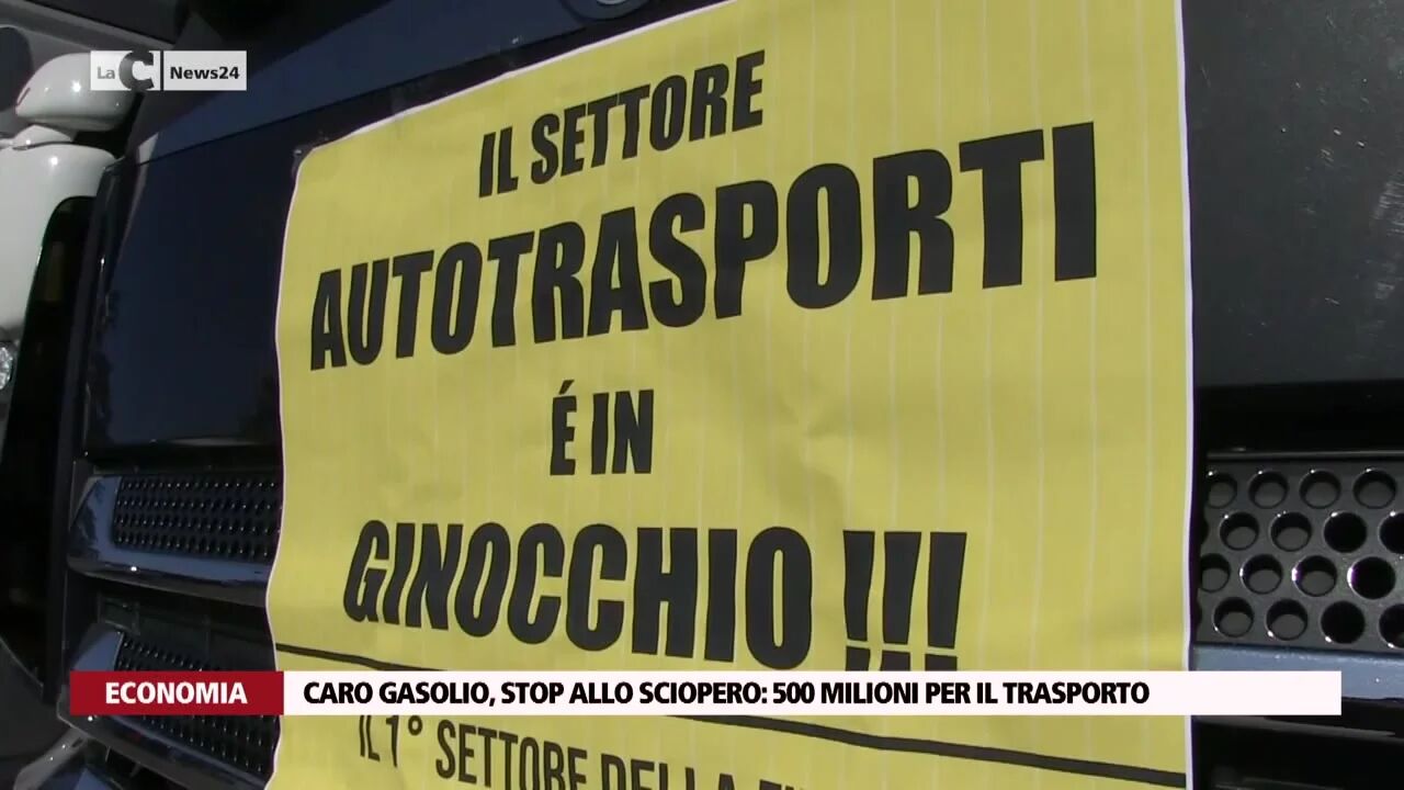 Caro gasolio, stop allo sciopero: 500 milioni per il trasporto