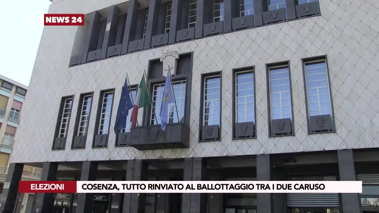 Cosenza, tutto rinviato al ballottaggio tra i due Caruso