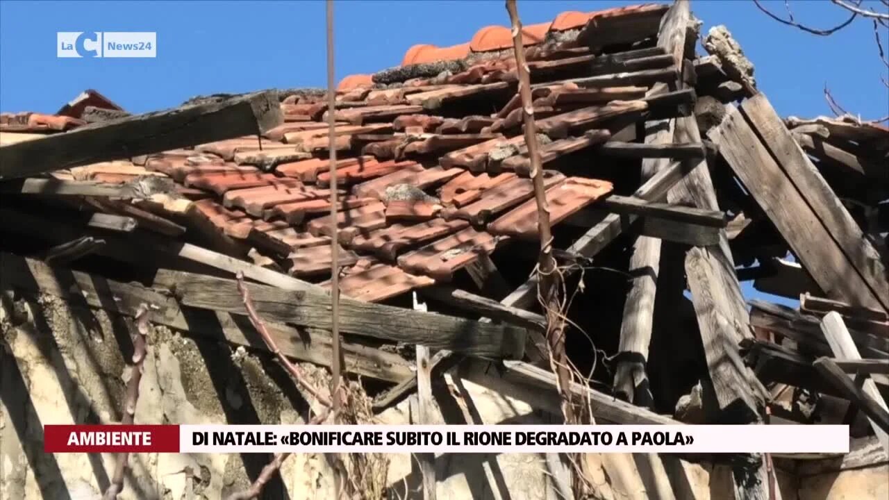 A Paola un quartiere ostaggio di degrado ed eternit, Di Natale sollecita la bonifica attesa da anni