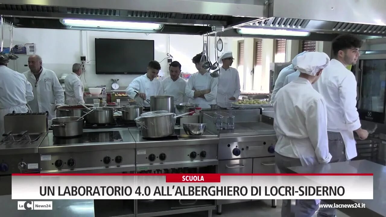 Un laboratorio 4.0 all’alberghiero di Locri-Siderno