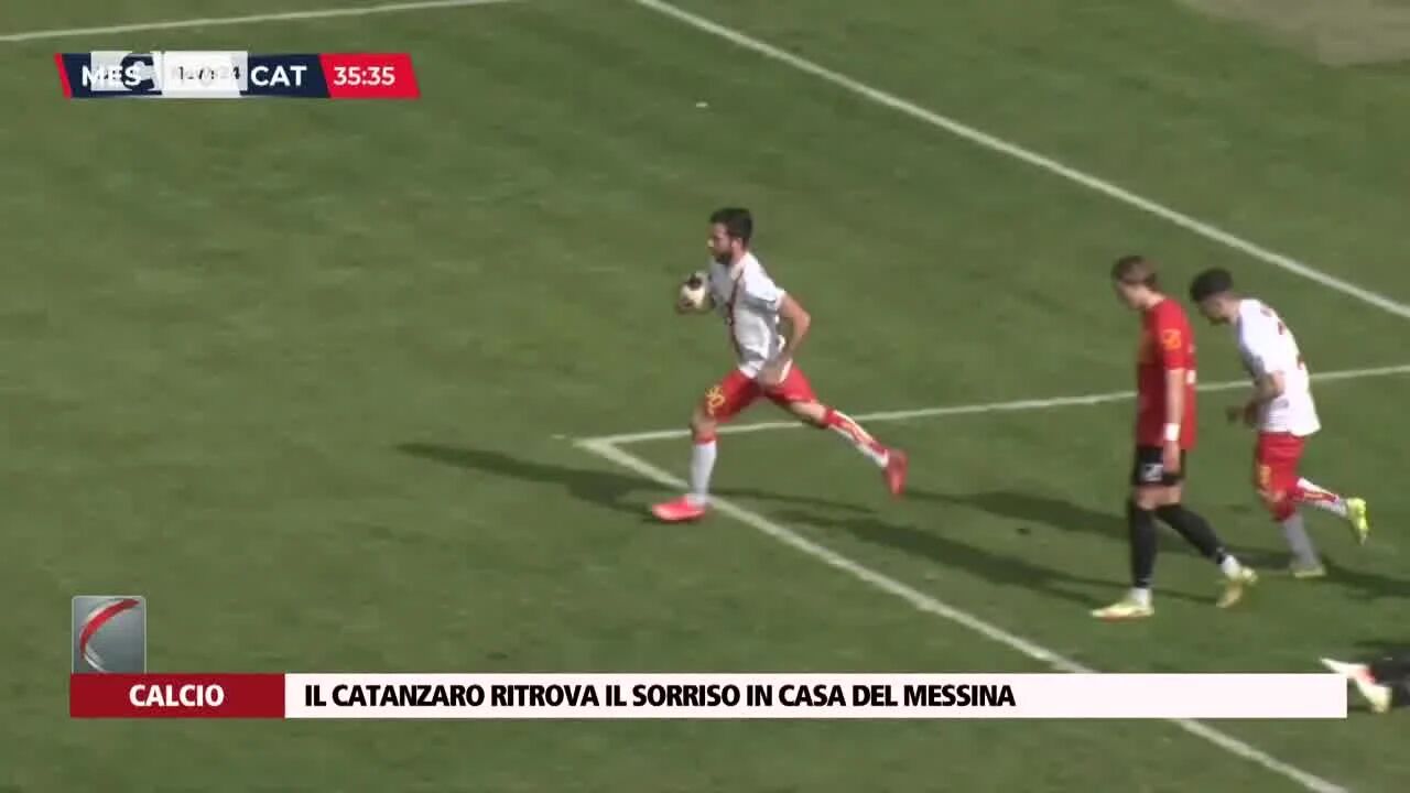 Il Catanzaro ritrova il sorriso in casa del Messina