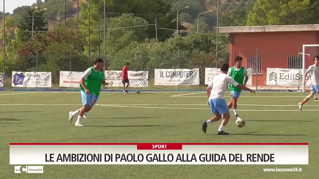 Le ambizioni di Paolo Gallo alla guida del Rende