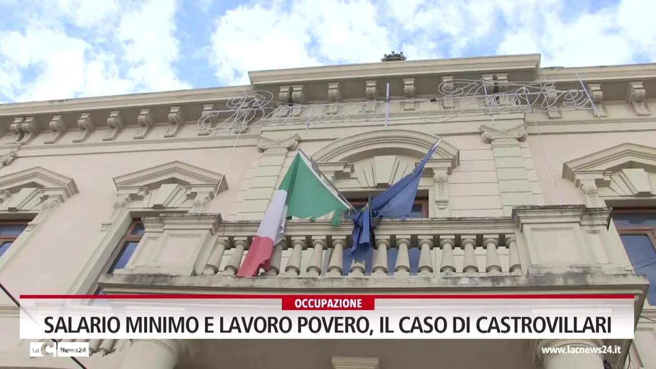 Salario minimo e lavoro povero, il caso di Castrovillari