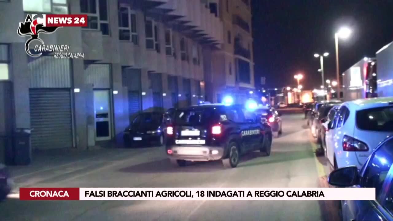 Falsi braccianti agricoli, 18 indagati a Reggio Calabria