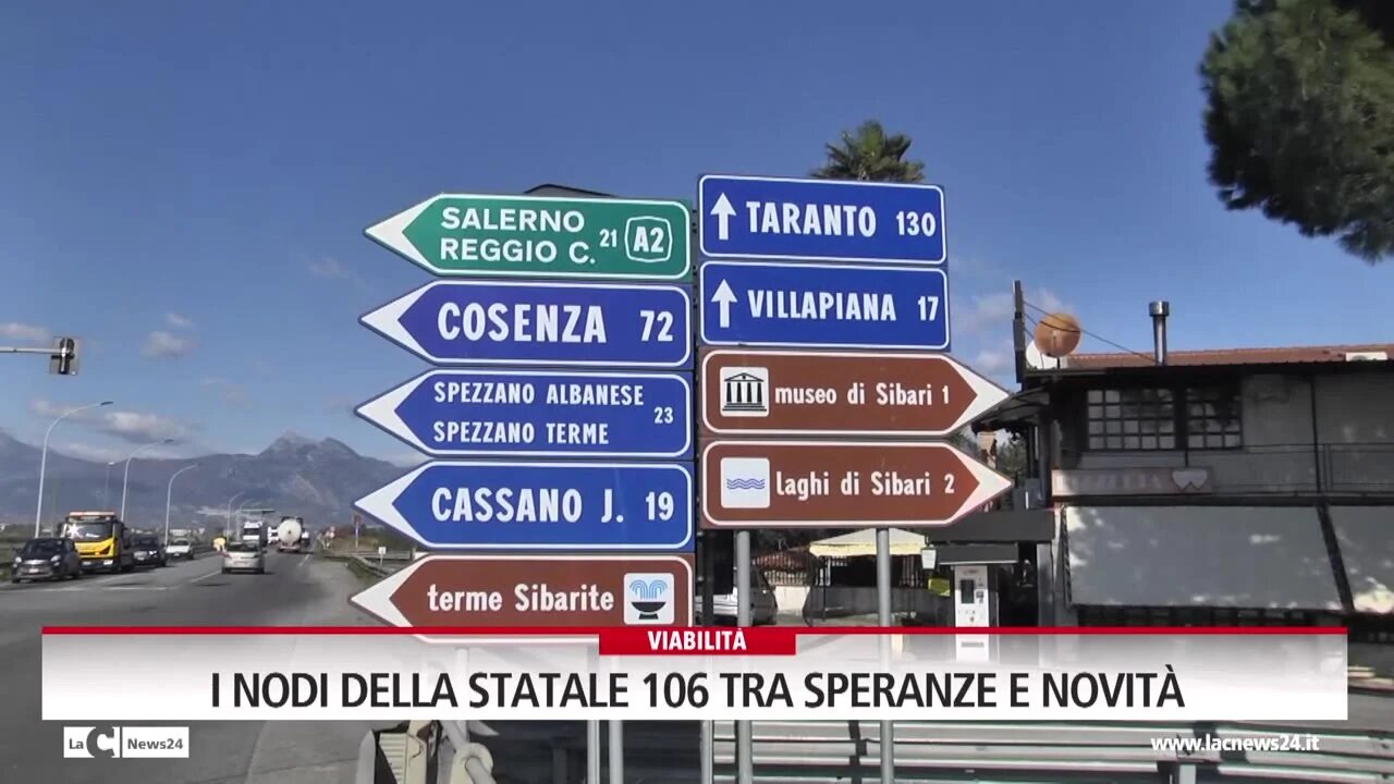 I nodi della statale 106 tra speranze e novità