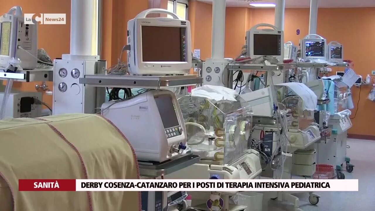 Derby Cosenza-Catanzaro per i posti di terapia intensiva pediatrica