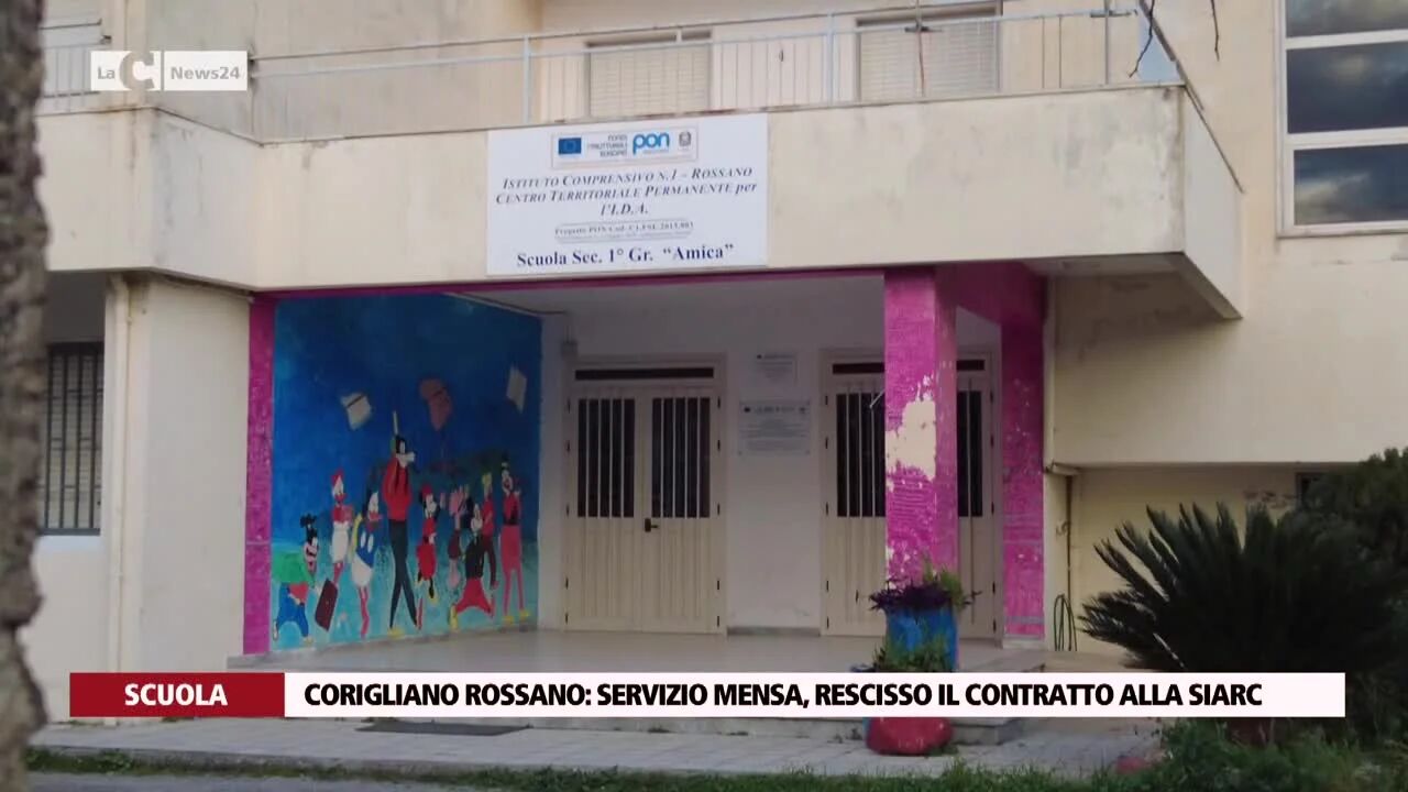 Corigliano Rossano: servizio mensa, rescisso il contratto alla Siarc