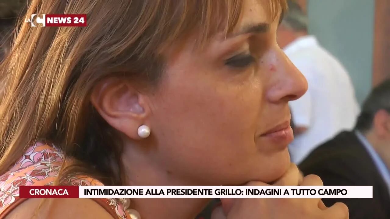 Intimidazione alla presidente Grillo indagini a tutto campo