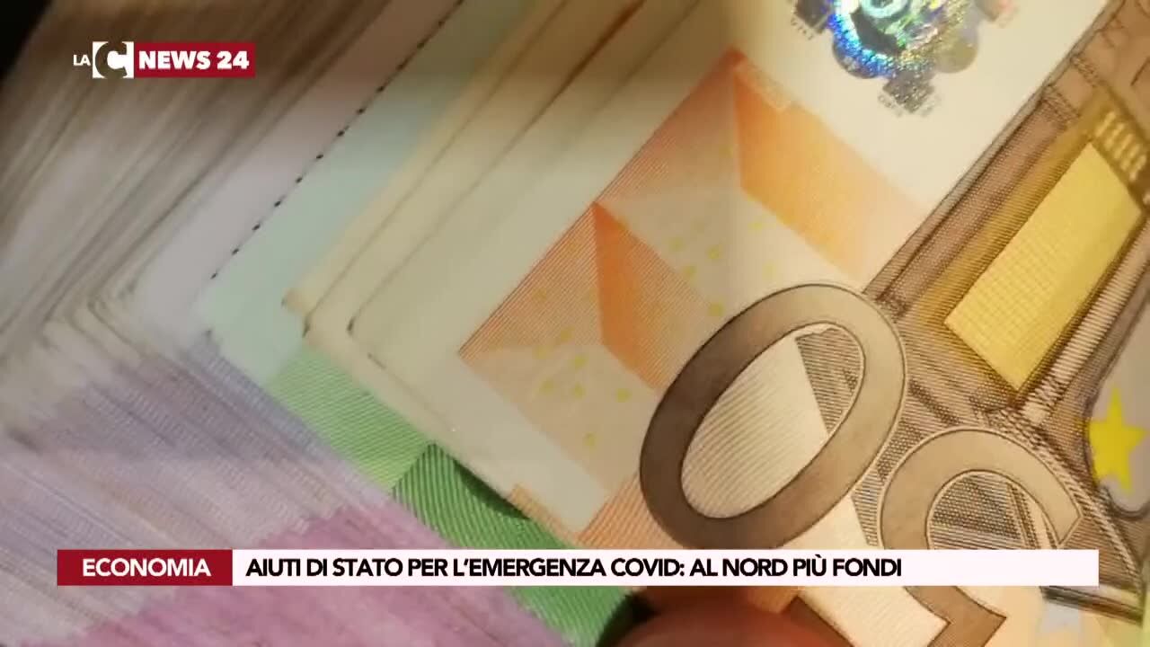 Aiuti di stato per l’emergenza Covid: al nord più fondi