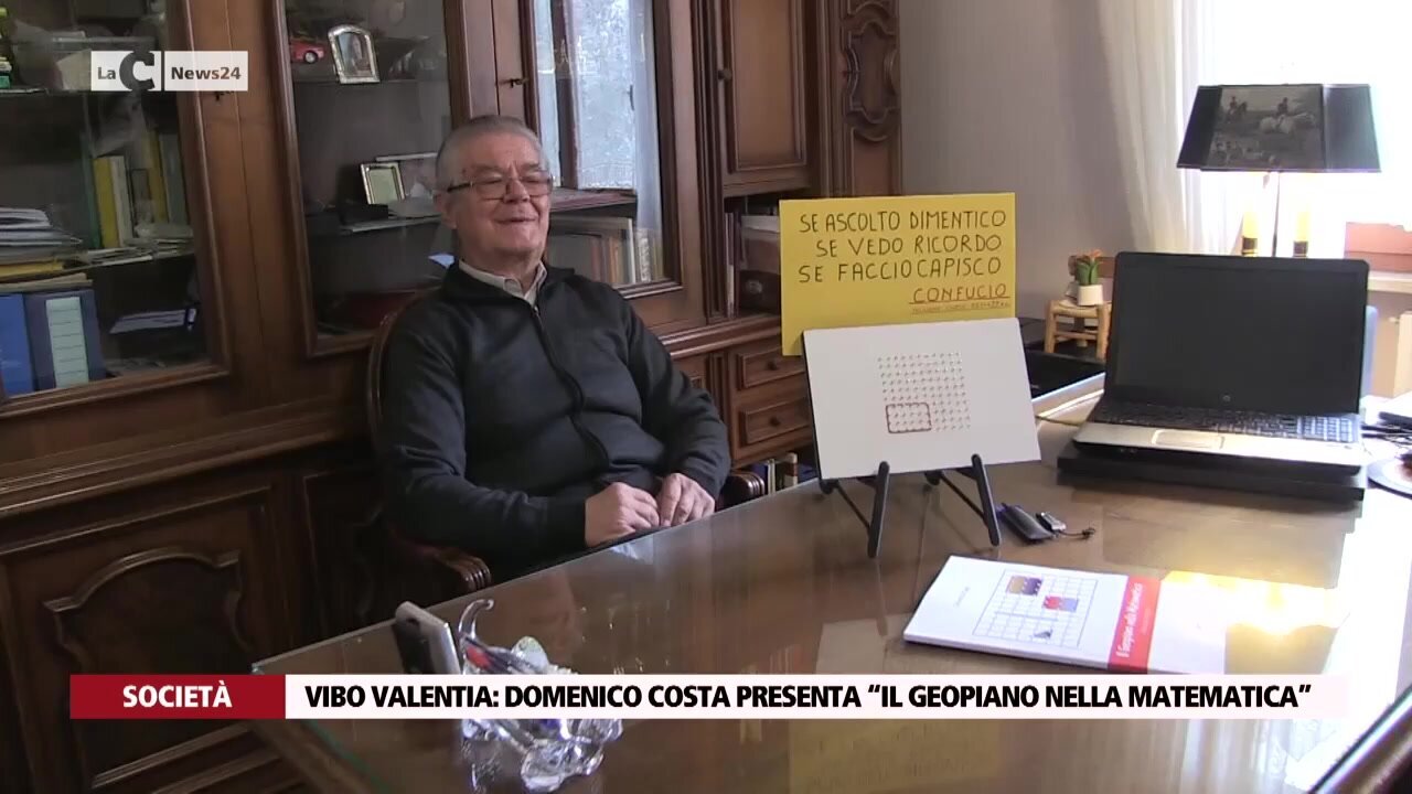 Vibo Valentia Domenico Costa presenta “Il Geopiano nella matematica”