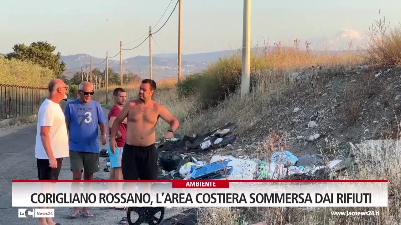 Corigliano Rossano, l’area costiera sommersa dai rifiuti