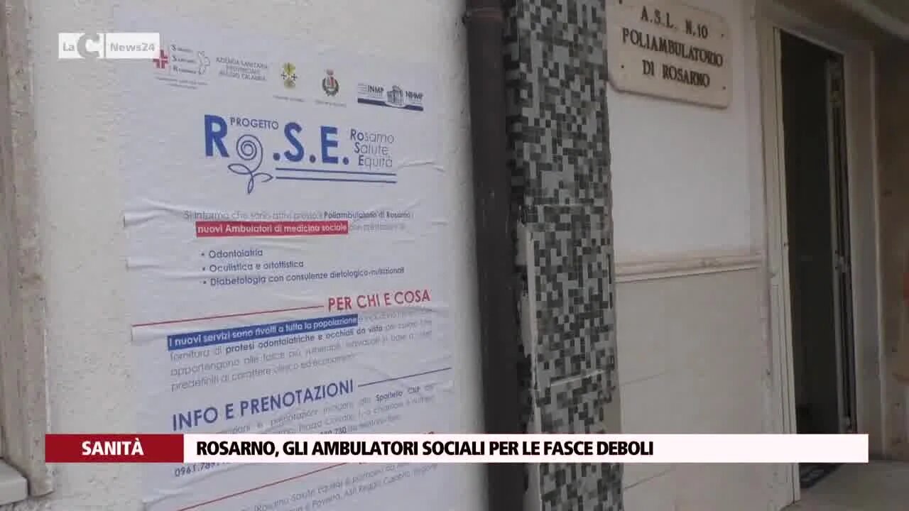 Rosarno, gli ambulatori sociali per le fasce deboli