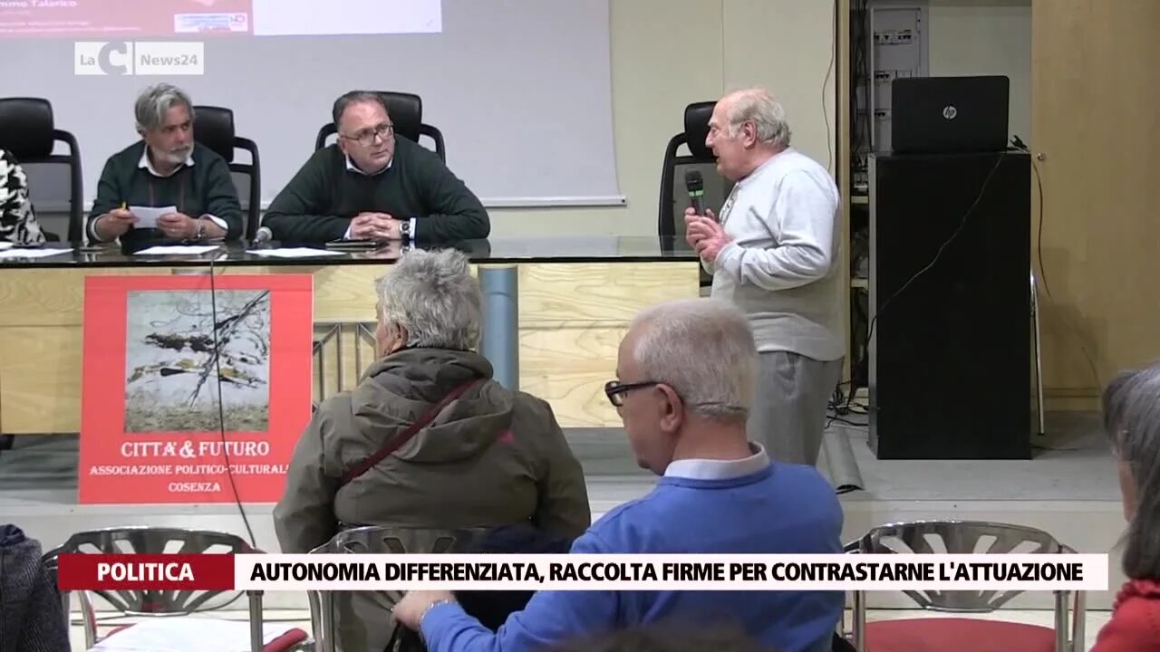 Autonomia differenziata, raccolta firme per contrastarne l'attuazione