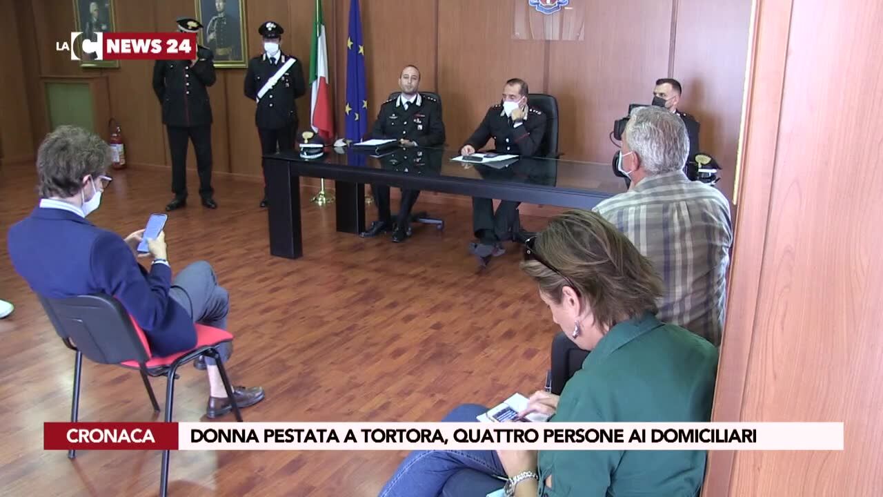 Donna pestata a Tortora, quattro persone ai domiciliari