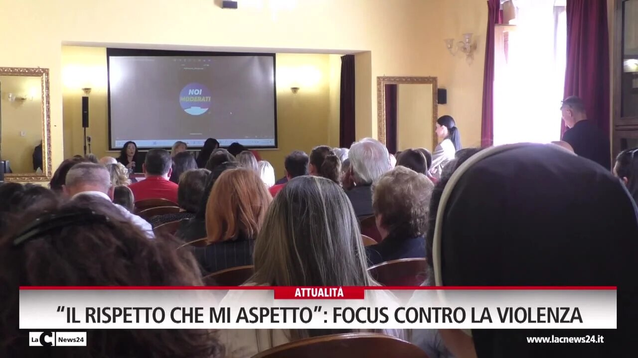 \"Il Rispetto Che Mi Aspetto\": focus contro la violenza