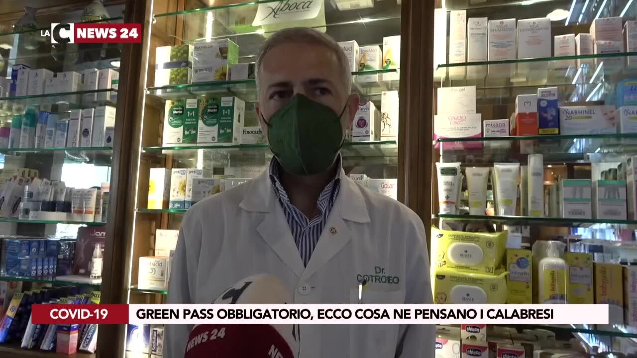 Green pass obbligatorio, ecco cosa ne pensano i calabresi