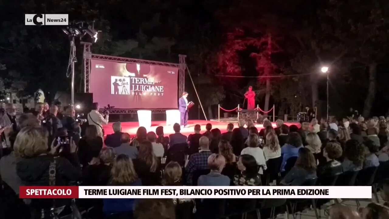 Terme Luigiane Film Fest, bilancio positivo per la prima edizione