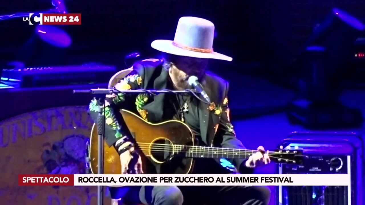 Roccella, ovazione per Zucchero al Summer Festival