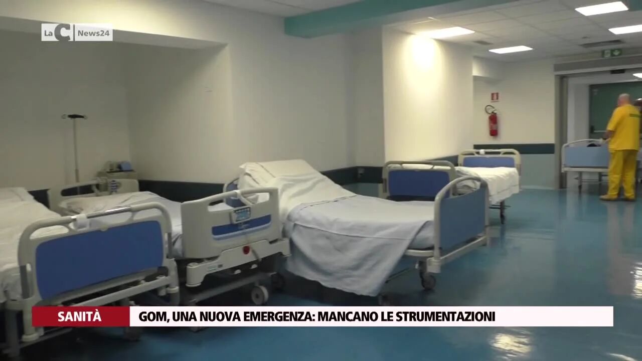 Gom, una nuova emergenza: mancano le strumentazioni