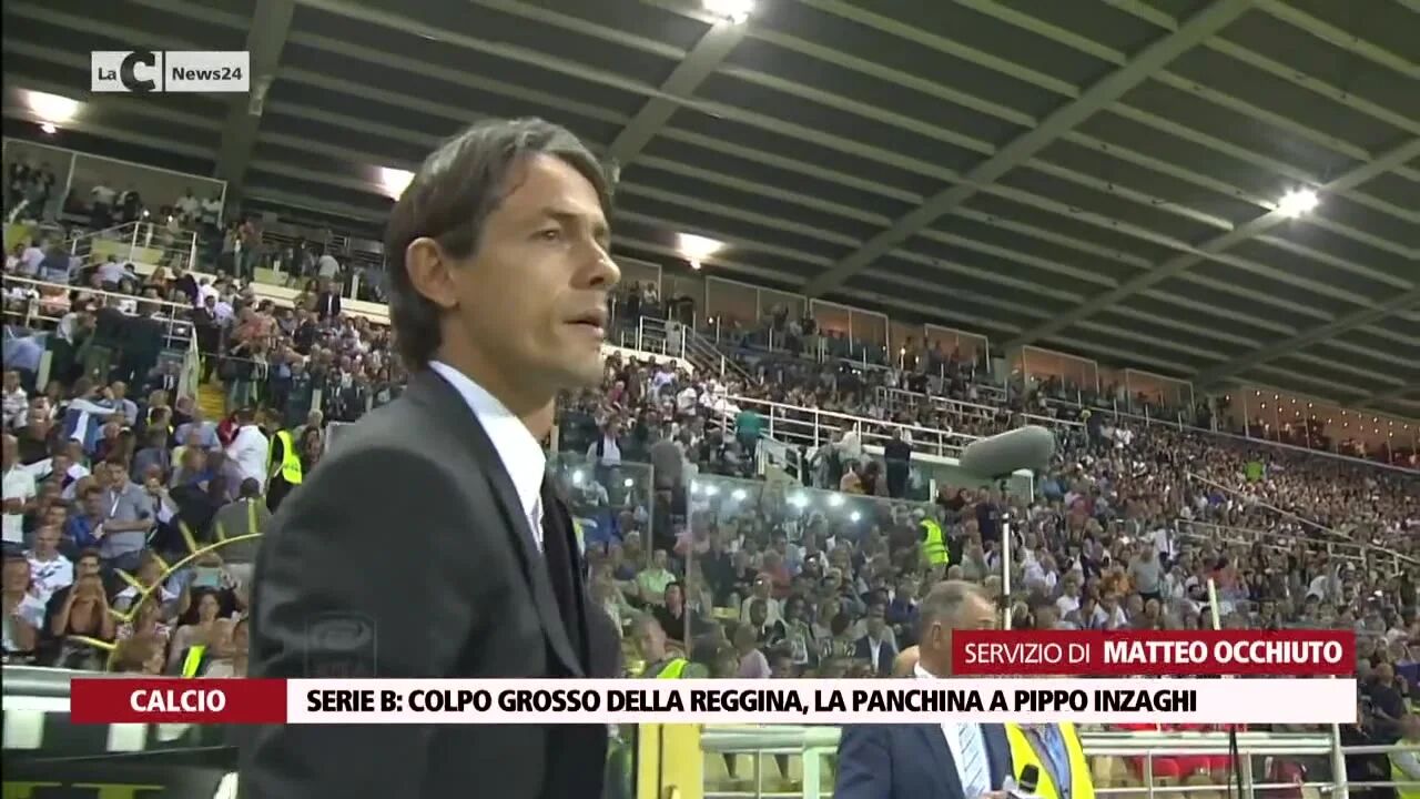 Serie B: colpo grosso della Reggina, la panchina a Pippo Inzaghi