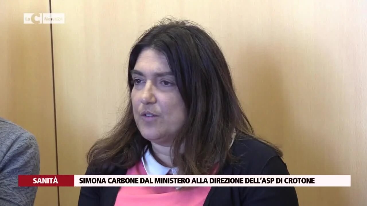 Simona Carbone dal ministero alla direzione dell’Asp di Crotone