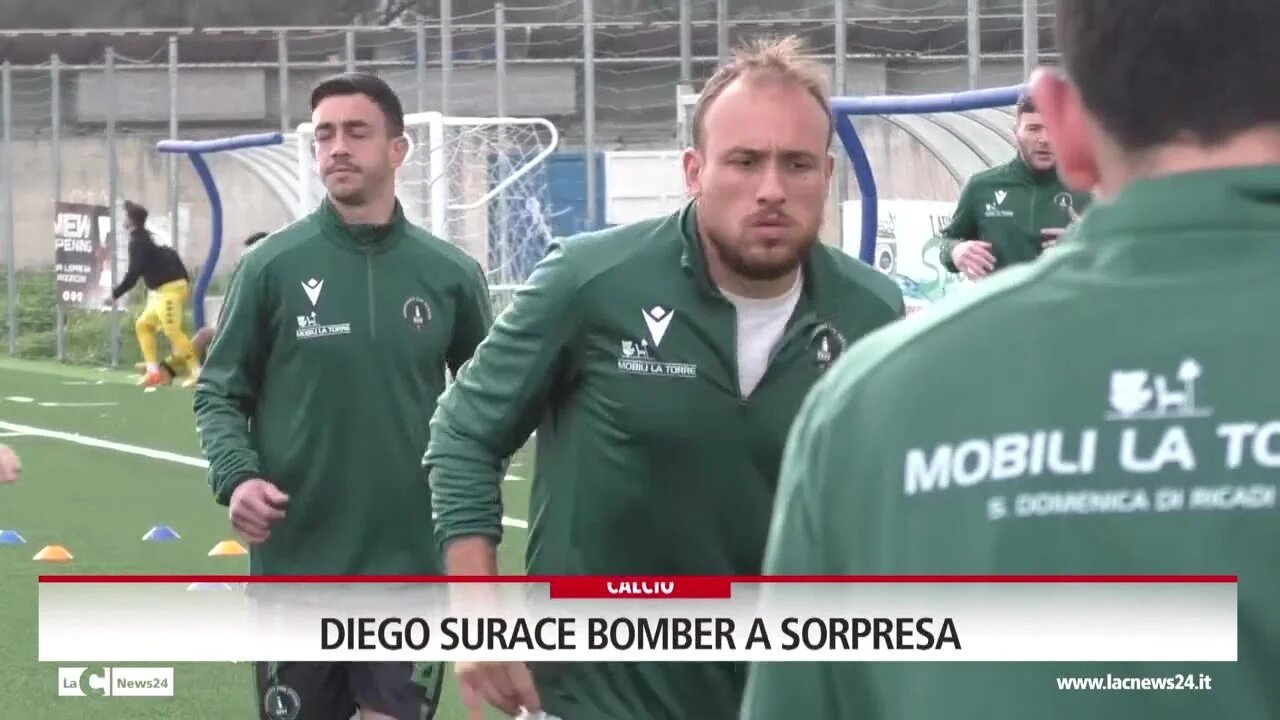 Diego Surace bomber a sorpresa