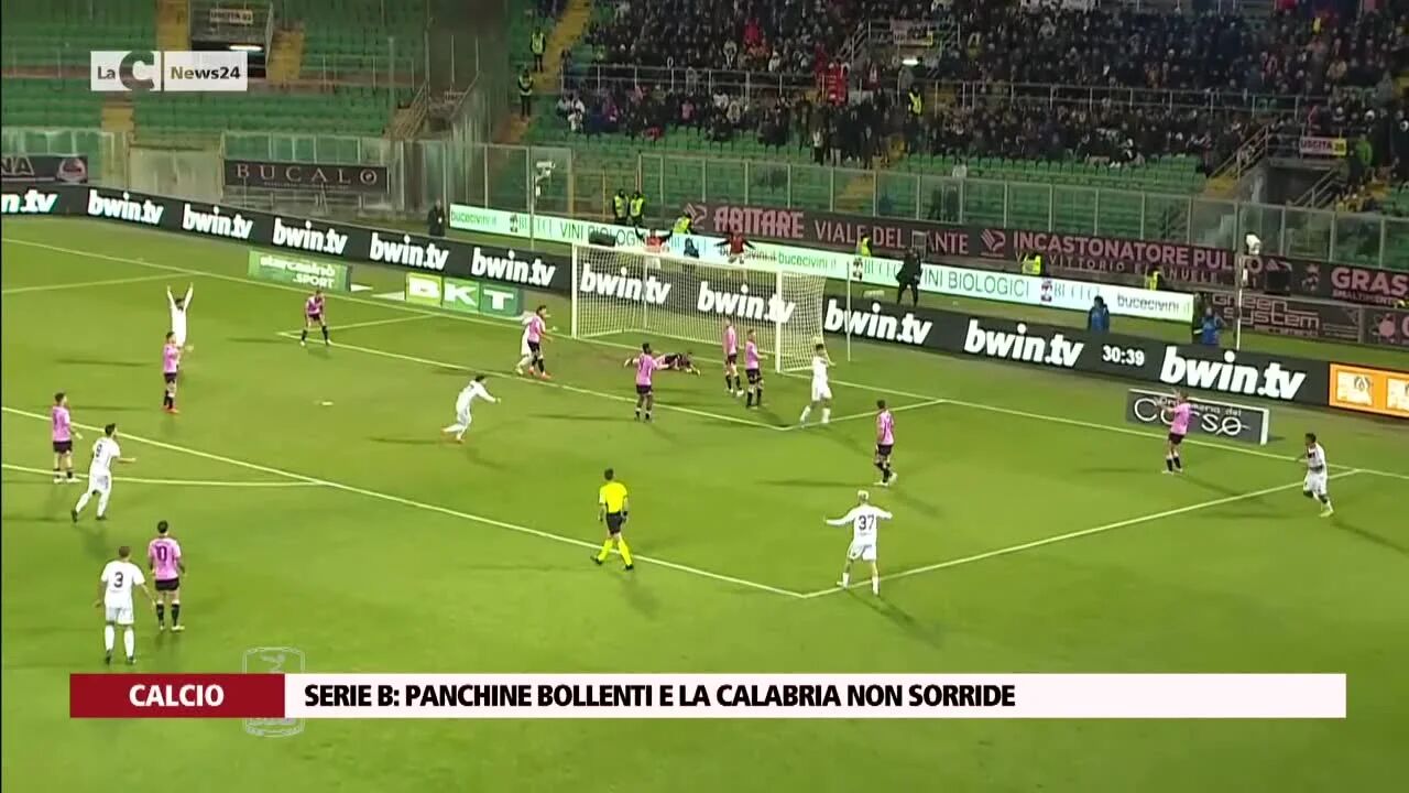 Serie B: panchine bollenti e la Calabria non sorride