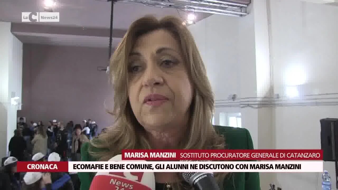 Ecomafie e bene comune, gli alunni ne discutono con Marisa Manzini