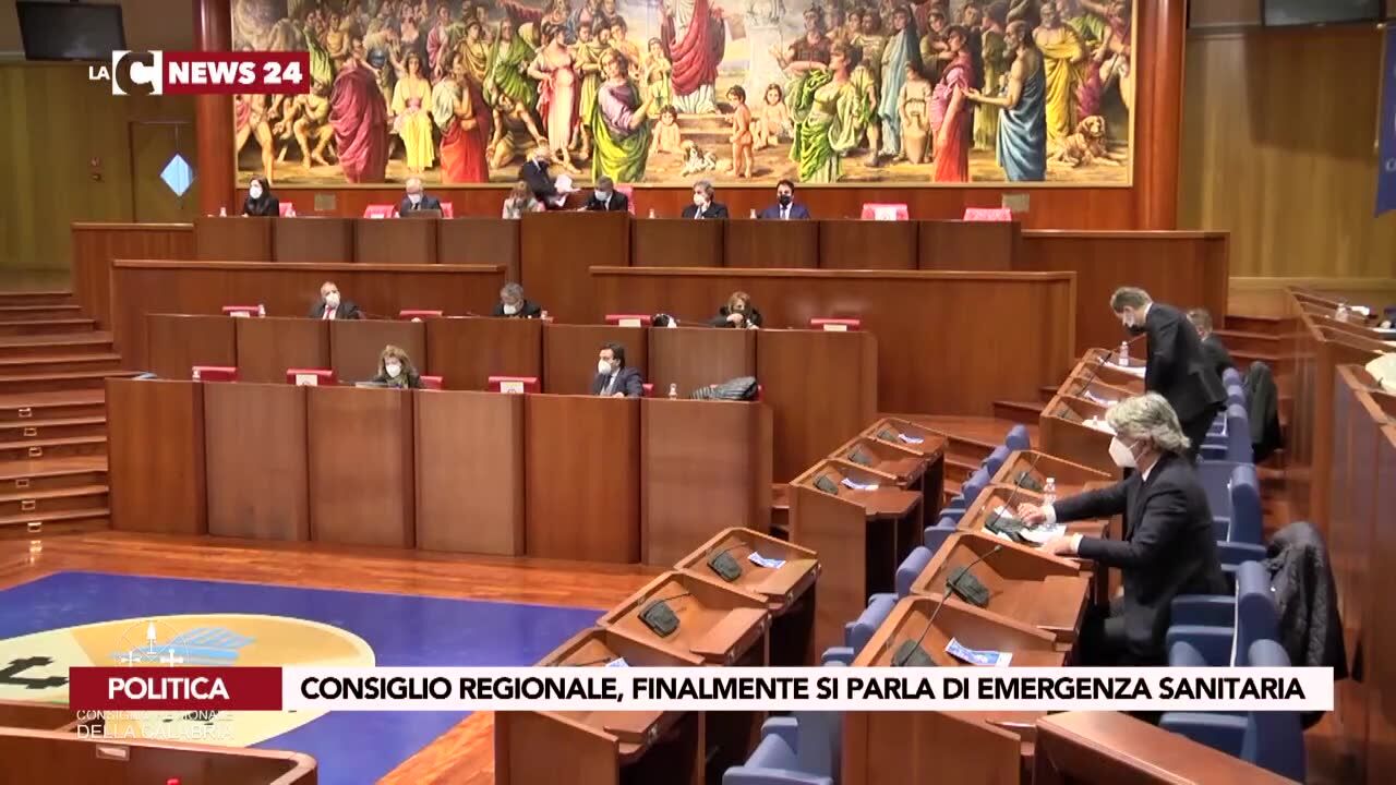 Consiglio regionale, lunedì si parlerà di emergenza sanitaria