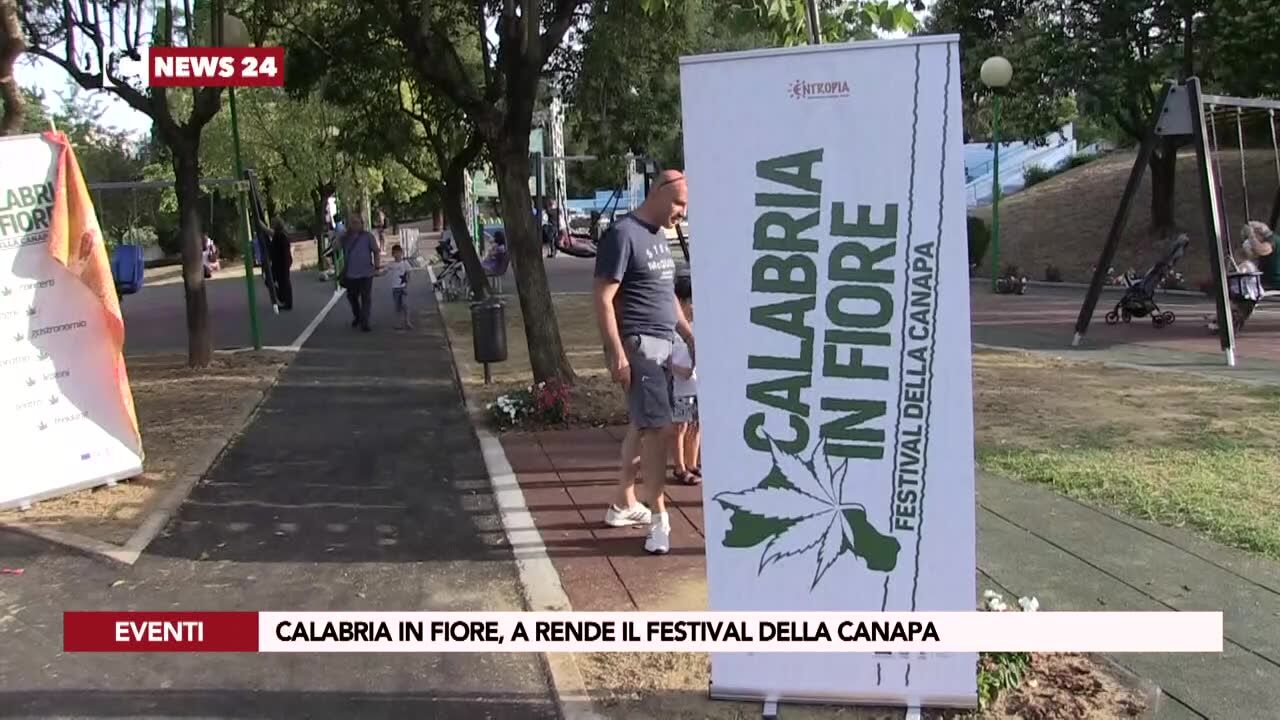 Calabria in fiore, a Rende il festival della Canapa