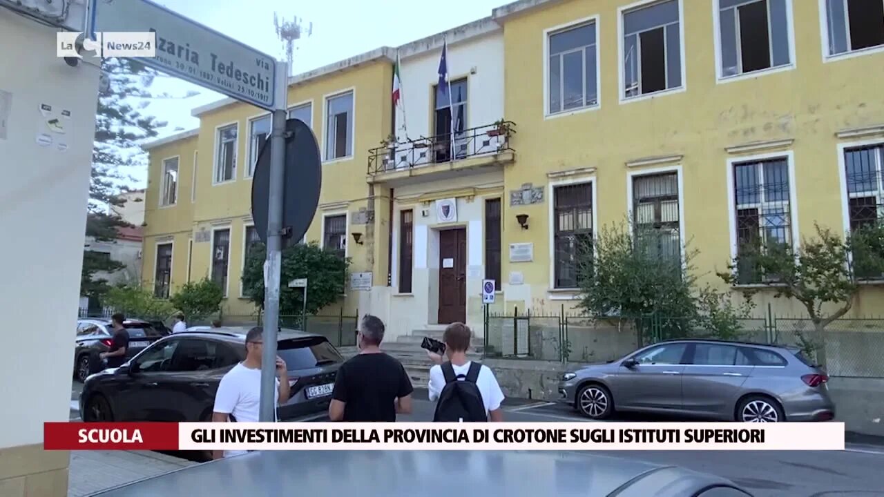 Gli investimenti della provincia di Crotone sugli istituti superiori